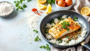 Robię rybę na patelnię bez kropli oleju. Jest chrupiąca i soczysta, a kuchnia nie pachnie smażeniem