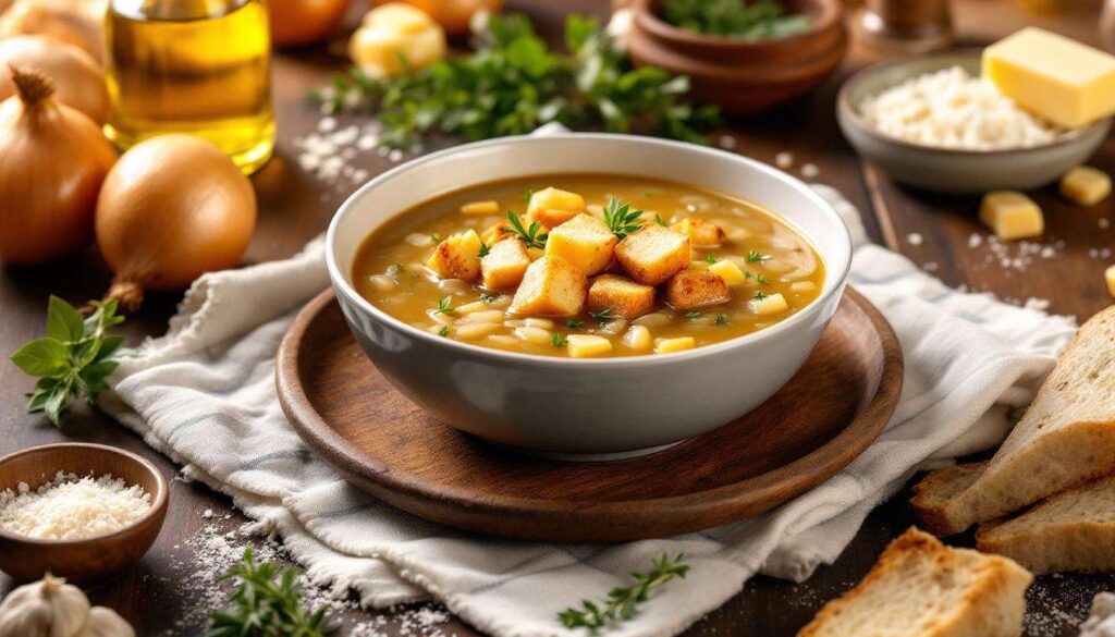 Zupa cebulowa z grzankami: robię ją w pół godziny. Rozgrzewa lepiej niż rosół w marcowe wieczory