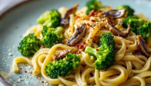 Makaron z brokułami i anchois — obiad w 15 minut. Włoski przepis, który pokochali Polacy