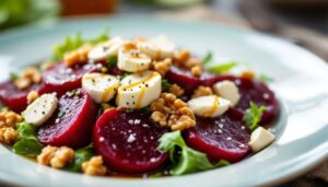 Sałatka z burakiem i kozim serem: robię ją na kolację i nie potrzebuję niczego więcej