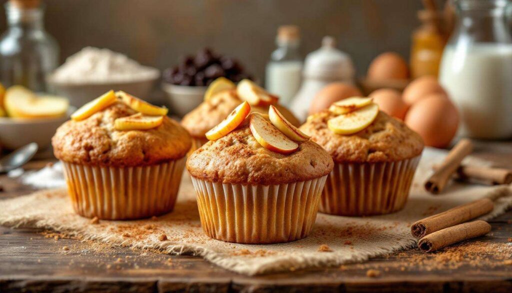 Muffiny z jabłkiem i cynamonem piekę bez cukru. Są słodkie od samych owoców i znikają w kwadrans