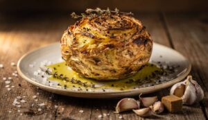 Seler piekę w całości w piekarniku. Goście myślą, że to mięso — tak jest kremowy i aromatyczny